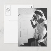 Jackie Kennedy, 1953 Briefkaart (Voorkant / Achterkant)