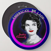 Jackie Kennedy: Amerika's First Lady Ronde Button 6,0 Cm (Voorkant /achterkant)