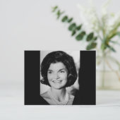 Jackie Kennedy Briefkaart (Staand voorkant)