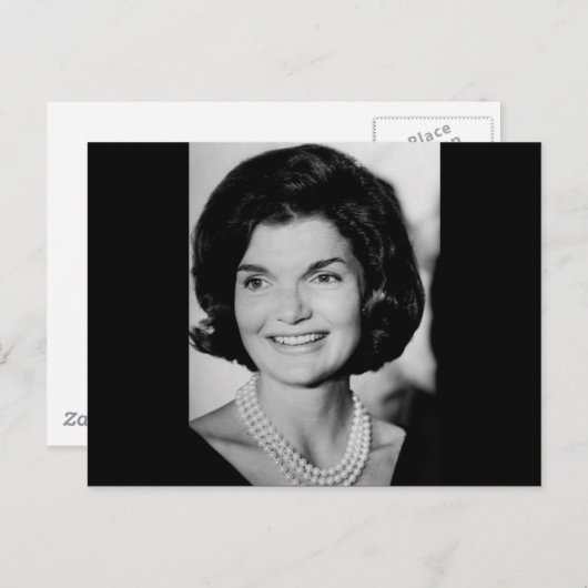 Jackie Kennedy Briefkaart (Voorkant / Achterkant)