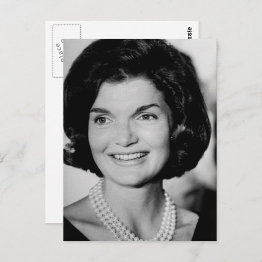 Jackie Kennedy Briefkaart (Voorkant / Achterkant)