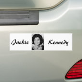 Jackie Kennedy Bumpersticker (Op auto)