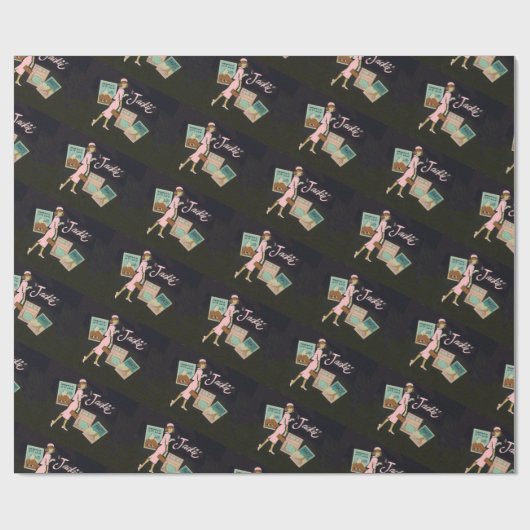 Jackie Kennedy Cadeaupapier (Vlak)