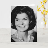 Jackie Kennedy Kaart (Gele Bloem)