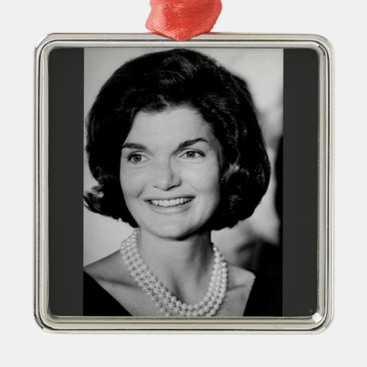 Jackie Kennedy Metalen Ornament (Voorkant)