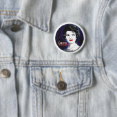 Jackie Kennedy Pin Ronde Button 5,7 Cm (In situ)