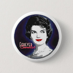 Jackie Kennedy Pin Ronde Button 5,7 Cm