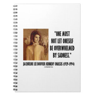 Jackie Kennedy Portret laat zich niet vermaken Notitieboek
