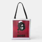 Jackie Kennedy Revolutionary Style Grafisch Tote Bag (Achterkant)