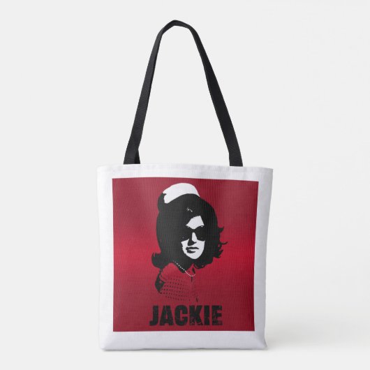 Jackie Kennedy Revolutionary Style Grafisch Tote Bag (Achterkant)