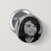 Jackie Kennedy Ronde Button 5,7 Cm (Voorkant /achterkant)