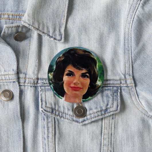 Jackie Kennedy Ronde Button 7,6 Cm (In situ)