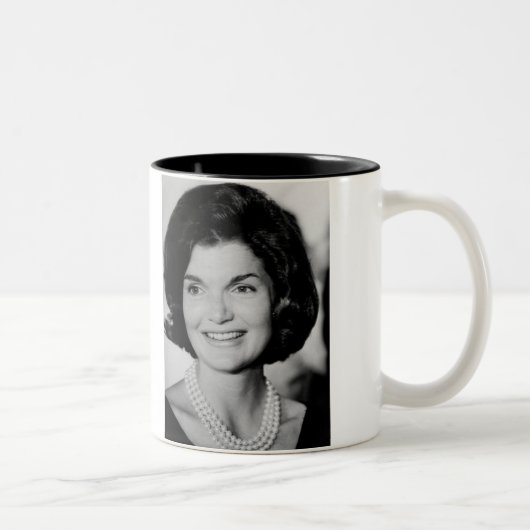 Jackie Kennedy Tweekleurige Koffiemok (Rechts)