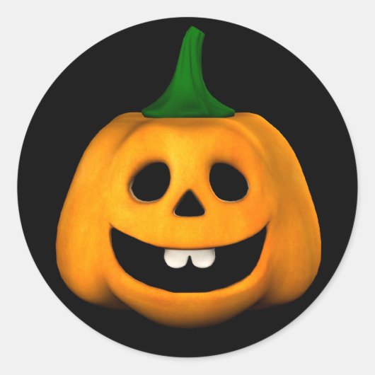 Jackie Lantern Halloween Stickers (Voorkant)