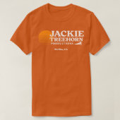 Jackie Treehorn Productions Malibu CA T-shirt (Design voorkant)