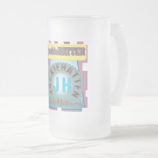 jackieHATTEN.com Matglas Bierpul (Voorkant rechts)