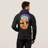 Jackie's Logo Full-Zip Hoodie (Achterkant volledig)