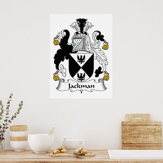 Jackman Family Crest Poster (Keuken)