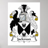 Jackman Family Crest Poster (Voorkant)