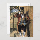 Jacko the Monkey  Illustration Briefkaart (Voorkant / Achterkant)