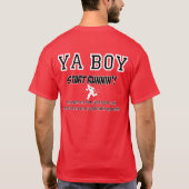 Jacko Ya Boy (rood) T-shirt (Achterkant)