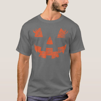  JackOLantern Face Pumpkin Eyelashes Hallow T-shirt