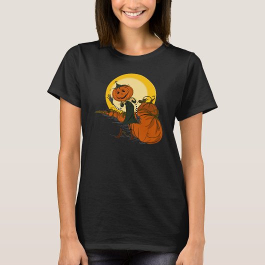 Jackolantern Halloween T-Shirt (Voorkant)