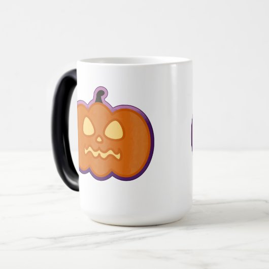 Jack'o'Lantern Magische Mok (Voorkant links)