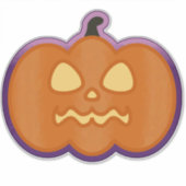 Jack'o'Lantern Sticker (Voorkant)