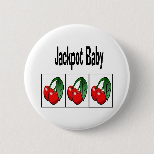 Jackpot Baby Ronde Button 5,7 Cm (Voorkant)