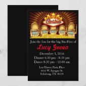 Jackpot Birthday uitnodiging (Voorkant / Achterkant)