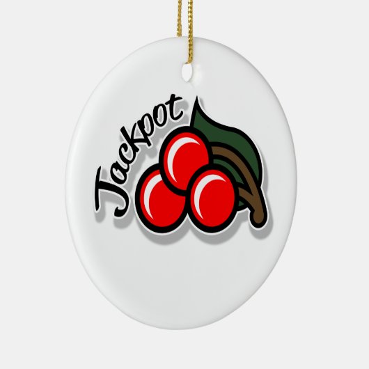 Jackpot Cherries Ornament (licht) (Rechts)