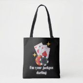 Jackpot Darling Tote Bag (Voorkant)