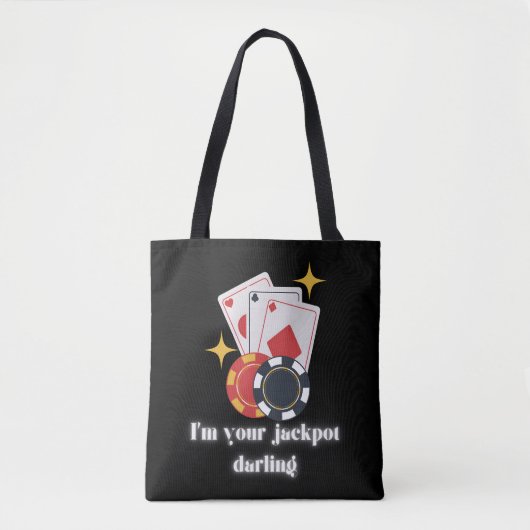 Jackpot Darling Tote Bag (Voorkant)
