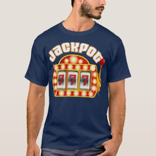 Jackpot Gokken Gambler Gokken Sleuf Machine T-shirt