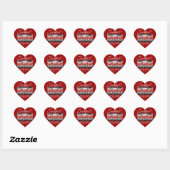 Jackpot Hearts We doen het in Vegas Hart Sticker (Vel)