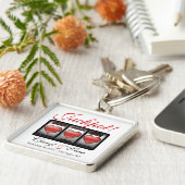 Jackpot Hearts, we doen het in Vegas Sleutelhanger (Zijkant)