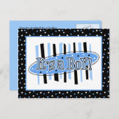 Jackpot Het is een Jongen Baby shower Uitnodiging  (Voorkant / Achterkant)