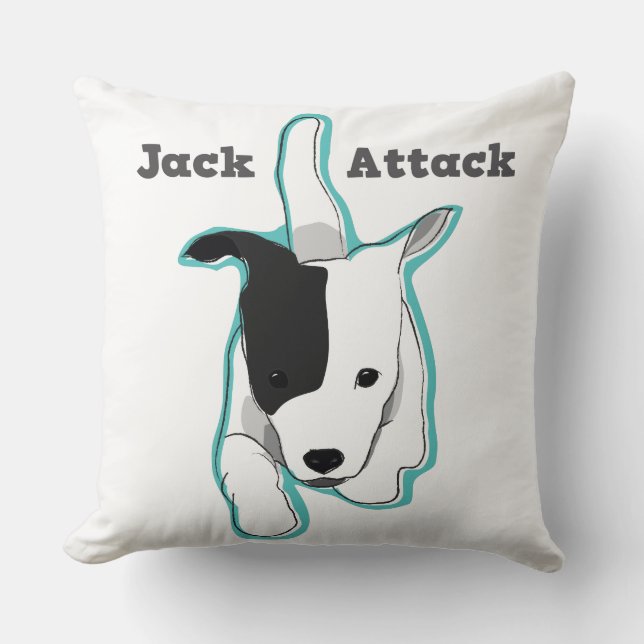 Jackpot Jack Russell Terrier Pillow Kussen (Voorkant)