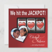 Jackpot Las Vegas Wedding Save the Date (Voorkant)