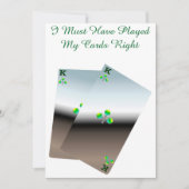 Jackpot Platte Jubilea Kaart (Voorkant)