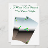 Jackpot Platte Jubilea Kaart (Voorkant / Achterkant)