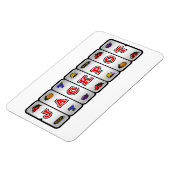 Jackpot Slot Machine Magneet (licht) (Linkerzijde)