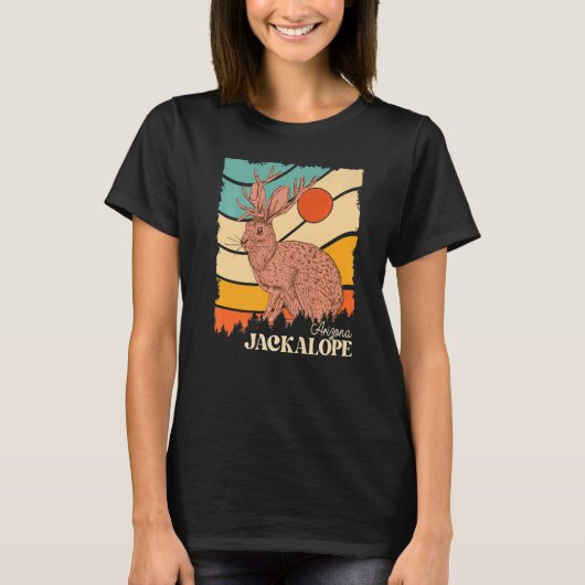 Jackrabbit Desert Mountain Cactus Sunshine Arizona T-shirt (Voorkant)