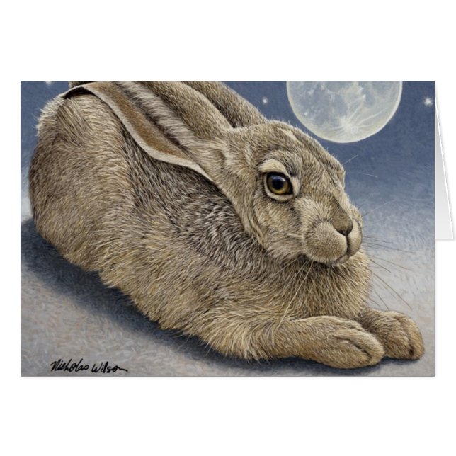 Jackrabbit & Moon "MOON RABBIT" (Voorkant Horizontaal)