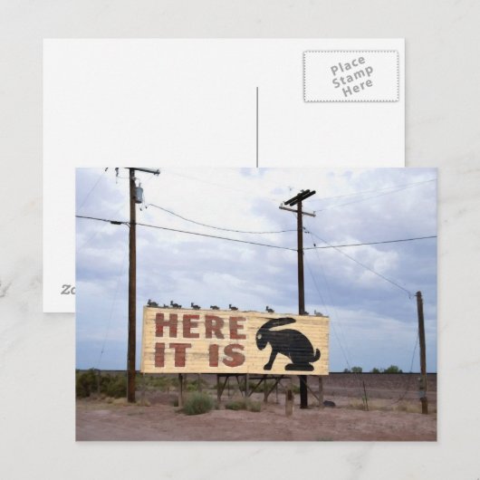 Jackrabbit Trading Post Route 66 Briefkaart (Voorkant / Achterkant)