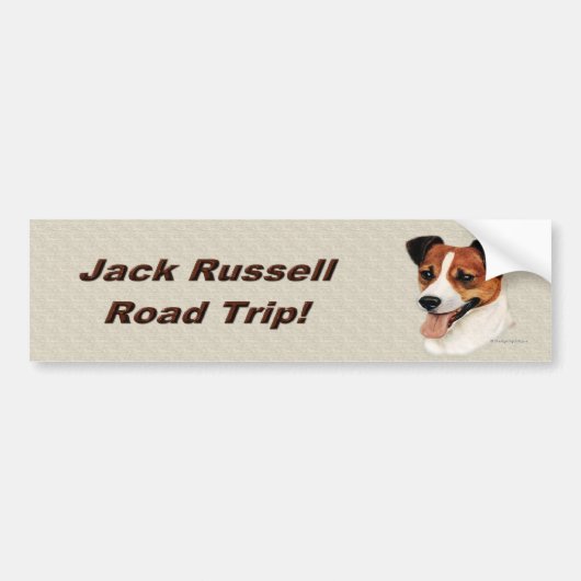 jackrussell2_bumpersticker bumpersticker (Voorkant)