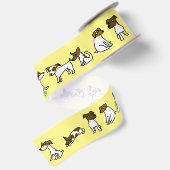 Jackrussellterriër Satijnen Lint (Achterkant)
