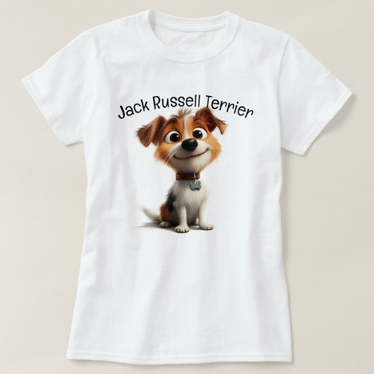 Jackrussellterriër T-shirt (Design voorkant)