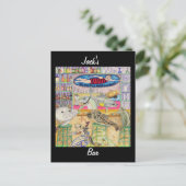 Jack's Bar, of "degene die niet wegging" Briefkaart (Staand voorkant)
